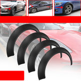 Универсальные арки для колёсных накладок на автомобиль изготовлены из гибкого и прочного полиуретана, включающие в себя 4 штуки. Эти дополнительно широкие колёсные арки придают автомобилю стильный и эффектный внешний вид.