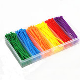 600pcs 100*2.5mm Self-locking Nylon Cable Wire Zip Ties 6 Colors for RC Model