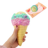 Kiibru Squishy Rainbow Ice Cream 18.5cm Licensed Slow Rising With Packaging Collection Gift Soft Toy
