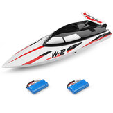 Barco RC Wltoys WL912-A ABS de alta velocidade 35km/h 100m Controle remoto com sistema de resfriamento a água Modelos de veículos Duas baterias