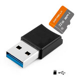 Rocketek Mini Size USB 3.0 High Speed TF Card Flash Speicherkartenleser für Computer Tablet PC