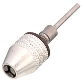 Adaptador de mandril sem chave mini de 0,3-4 mm para retificadora elétrica com haste de conexão de 3 mm para Dremel