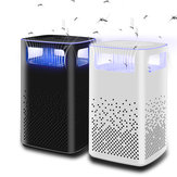 2 in 1 USB wiederaufladbar LED Mosquito Dispeller Killer Lampe High/Low Light 360–400 nm UV Mosquito Zapper Light für Schlafzimmer, Garten, Camping UV360–400 nm