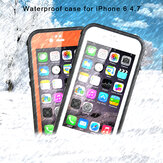 ELEGIANT pro iPhone 6 4,7 palce Vodotěsný pouzdro Průhledný dotykový displej Odolné proti nárazům Plné krytí Ochranný kryt