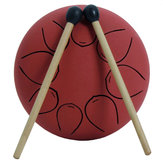 Mebite 5 Inch Ethereal Drum Steel Tongue Percussion Musical Drum With Drum Stick Carry Bag