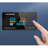 KWS-DC200 0-200V 0-100A DC affichage numérique tension et courant compteur écran couleur testeur de température de puissance minuterie