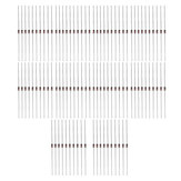 5 x 100 pezzi 1N4148 Kit diodi di commutazione Set di componenti elettronici fai-da-te Pin dritto DO-35