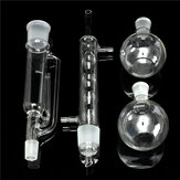 250ml Soxhlet Extractor Spherical Fat Extractor With 2 Bottle Lab Glassware