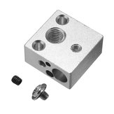 20*20*10mm All-Metal J-head Hotend Heating Block  For V6 Creality 3D Printer Bowden Extruder