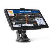 Navegação GPS para carro multifuncional de 7 polegadas com tela sensível ao toque, lembrete de voz, atualização gratuita e reprodutor MP3 e MP4. 256M + 8G.