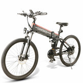[AB Doğrudan] SAMEBIKE LO26 10.4Ah 48V 500W Moped Elektrikli Bisiklet 26 İnç Akıllı Katlanır Bisiklet 35km/s Maksimum Hız 80km Kilometre Maksimum Yük 150kg AB Fişli Çift Diskli Fren