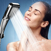 Yüksek Basınç Akışlı Duş Başlığı Su Tasarruflu Yağmurlama Banyo Filtreli Sprey ABS ile Krom Kaplamalı Booster Duşbaşı 300 Delikli Yağmur Duş Başlığı