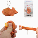 IKUURANI Taiyaki Knijpvormige Snapper Vis Squishy langzaam rijzend speelgoed