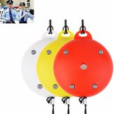 Random Color Emergency Siren Alarms Round Electronic Personal Safety Loud Panic Security Keychain