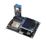 Scheda di sviluppo IoT Geekcreit® ESP8266 + Sensore di temperatura e umidità DHT11 + Display OLED giallo blu + Modulo di programmazione SDK Wifi