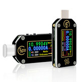 RIDEN® TC66 / TC66C C típusú PD kiváltó USB feszültségmérő kapacitásmérő 2 utas mérő töltő akkumulátor APP PC USB tesztelő