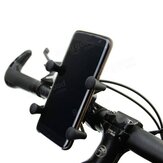Велосипедный держатель для мобильного телефона BIKIGHT с регулировкой на 360° и креплением для телефона X-Grip для горных велосипедов до 5,5 дюймов.