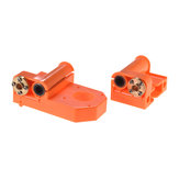 Impresora 3D X-Axis End Piezas de inyección de plástico naranja con tornillos M8 para piezas A8 / P802 Prusa i3