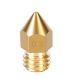 Ακροφύσιο Kingroon MK8 Διάμετρος 0.2mm 0.4mm 0.5mm 0.6mm 0.8mm 1.0mm Μέρος εκτυπωτή 3D Εκτυπωτής Αναλώσιμα θηλιά M6 με ορείχαλκο ακροφύσιο 1.75mm 3mm