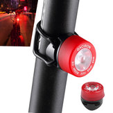 Luz traseira de bicicleta LED GACIRON W05 com 3 modos, à prova d'água IPX5, lanterna de advertência traseira para bicicleta