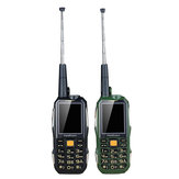 MAFAM M2+ 2,4 Zoll 4000 mAh UHF Walkie Talkie Hardware Intercom Handheld SOS Facebook Dual SIM Karte FM Power Bank Robustes Funktionstelefon