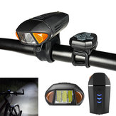 BIKIGHT Lumière de vélo, sonnette et klaxon électrique USB étanche pour cyclisme, scooter électrique et moto