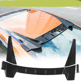 Szénrost típusú R hátsó tető autószárny Diffúzor Ablak csomagtartó spoilerek a Honda Civic 4 ajtós szedánhoz 2016-2018