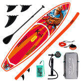 [EU Direct] Eğlence Suyu Şişirilebilir Stand Up Paddle Tahtası Sörf Tahtası Tamamlayıcı Paddleboard Aksesuarları Ayarlanabilir Kürek, Pompası, ISUP Seyahat Sırt Çantası, İp, Su Geçirmez Çanta, Yetişkin Paddle Board SUPFR01A