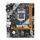 HUANANZHI B75 Desktop-Motherboard M-ATX LGA1155 für Core i3 i5 i7 CPU-Unterstützung 2 * 8G DDR3-Speicher Schwarz