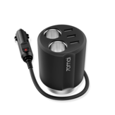 70mai Midrive CC03 60 W Autolader Socket Splitter 3 USB-poorten 1,5 m Lengte Kabel Auto Power Adapter Plug Splitter van Xiaomi Youpin
