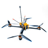 DarwinFPV Darwin129 7-palcový dĺžkový RC dron s dosahom 4S FPV Racing PNP Payload 2KG so 2507 1800KV Motorom M80 GPS