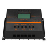 80A Solar Panel Charge Controller 12V 24V Auto LCD USB Solar Battery Charger High Efficiency Solar 80 PWM Regulator