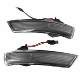 2Pcs Rearview Mirror Lamps Side Turn Signal Lights For Ford Focus MK3 MK3.5 2012-2017