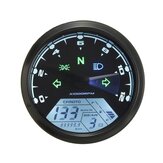 Velocímetro digital LCD de 12000RPM Odômetro para motocicleta 1-4 cilindros