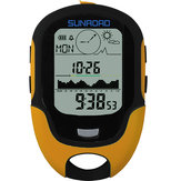 サンロード 700-9000m LEDデジタル高度計気圧計コンパス防水高度計登山釣りツール