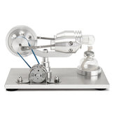 Kit giocattolo educativo mini motore Stirling ad aria calda modello del motore in acciaio inox