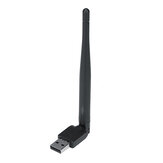 Adaptador Wi-Fi USB MT7601 7601 de 150Mbps com antena de 2.4GHz, USB 802.11n/g/b, Ethernet, dongle USB Wi-Fi, placa de rede sem fio LAN para GTMEDIA PC TV Box