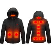 Kış Isıtmalı Ceket USB Şarjlı 3 Modlu Kontrol Yumuşak Güvenli Yıkama Kolay Üst Giyim
