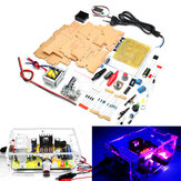 Geekcreit® EU Plug 220V DIY LM317 Adjustable Voltage Power Supply Module Kit With Case