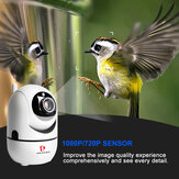 Pripaso Auto Tracking IP-Kamera Home Security AI Kamera 1080P Drahtlose Kamera WLAN-Überwachung Smart IR CUT Nachtsichtkamera