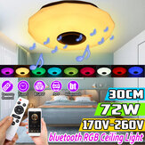 72W RGBW Dimdörtgen Tavan Lambası Akıllı Müzik bluetooth Uygulama Uzaktan Kumanda