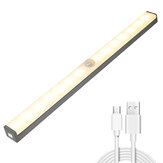 10-36LEDs Klozet Işık Hareket Altında Sensör USB Şarj Edilebilir Manyetik Şerit Lamba