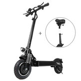 Lutedrive L10 2000W Dual Motor 23.4Ah 10 Inches Folding Electric Scooter with Seat 70km/h Top Speed 80km Mileage Range Max Load 120kg