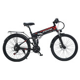 [EU DIRECT] JINGHMA R3 800W 48V 10Ah*2 26in Folding Electric Bicycle 70km Mileage 120kg Max Load Electric Bike