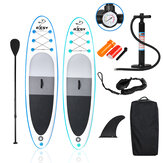 RXSY 10,5 Ayak 320CM Şişirilebilir Stand Up Sörf SUP Paddle Board Set Taşınabilir Kaymaz Yan Kanatlı Sırt Çantası Onarım Kiti.
