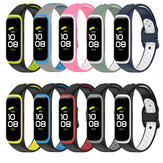 Λουράκι αντικατάστασης δύο χρωμάτων από καουτσούκ Bakeey για το Smart Watch Band Samsung Galaxy Fit 2