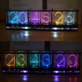 Έξυπνο κιτ παρουσίασης DIY Geekcreit® Upgrade Boldfaced Μονάδα Μίμησης Αναδυόμενου Ρολογιού Full Color RGB Ημερολόγιο Σωλήνας Glow Φωτεινό Σωλήνα LED DS3231