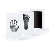 新生児の赤ちゃん手帳フットプリントフォトフレームキット無毒クリーンタッチインクパッド