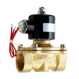 1/2 3/4 1 дюймов 12 В Электрический электромагнитный клапан пневматический клапан для воды, воздуха, газа, латунный клапан, воздушные клапан