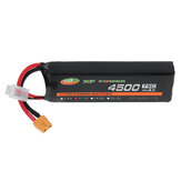 Batería de LiPo XF POWER 11.1V 4500mAh 75C 3S con enchufe XT60 para coche RC
